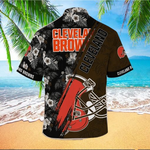 Cleveland Browns NFL x Mickey Mouse Tropical Pattern Hawaiian Shirts