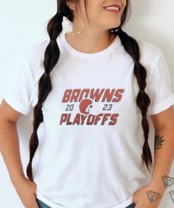 Cleveland Browns Nike 2023 NFL Playoffs Iconic Shirt