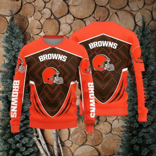 Cleveland Browns Sport Fans 3D Sweater Christmas Gift