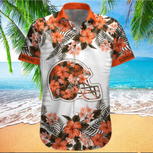 Cleveland Browns Summer Beach Shirt and Shorts Full Over Print