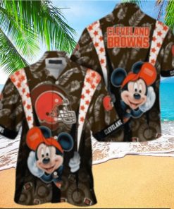 Cleveland Browns nfl mickey mouse Hawaiian Shirt custom for fan