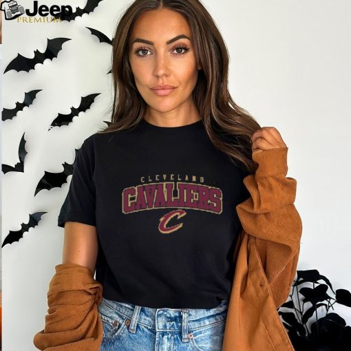 Cleveland Cavaliers Levelwear Women’s Lux Core T Shirt   Heather Black