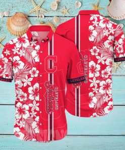 Cleveland Indians MLB Flower All Over Printed 3D Hawaiian Shirt