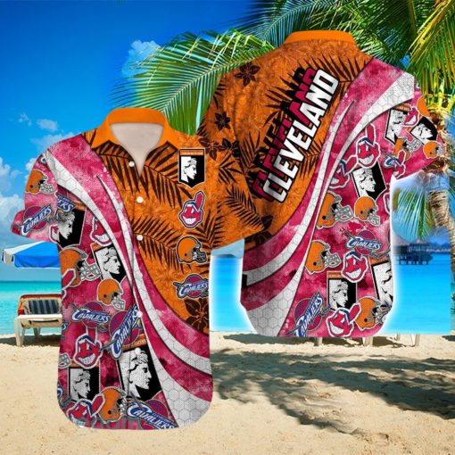 Cleveland Sport Teams Beach Lover Gift Aloha Hawaiian Shirt For Men And Women