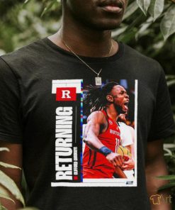 Cliff Omoruyi Rutgers Scarlet Knights returning poster 2023 shirt