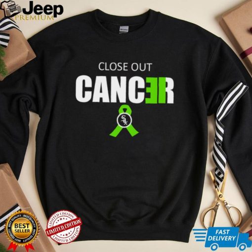 Close Out Cancer White Sox Logo T Shirt