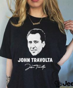 Clothing John Travolta Nicolas Cage Face Off Mashup Shirt