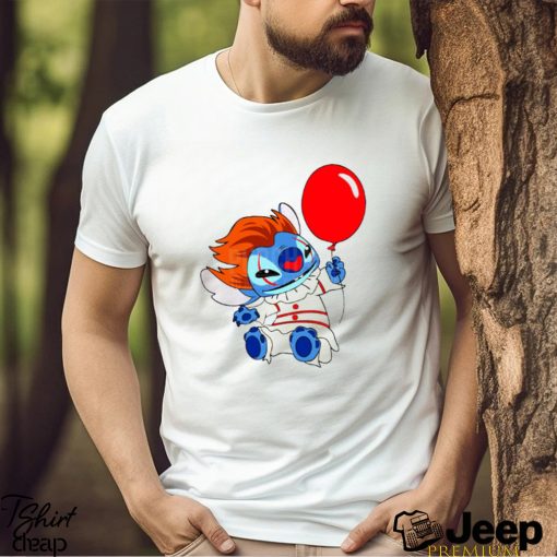 Clown It Bubble x Stitch Halloween T Shirt