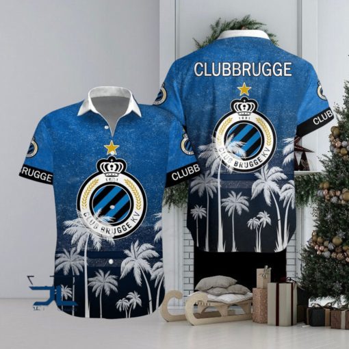 Club Brugge KV Palm Tree Hawaiian Shirt