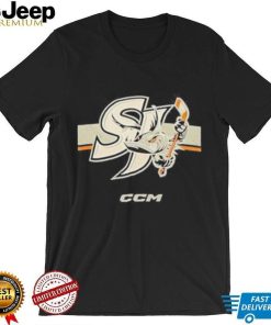 Cmm San Jose Barracuda Ccm Crest Logo Shirt