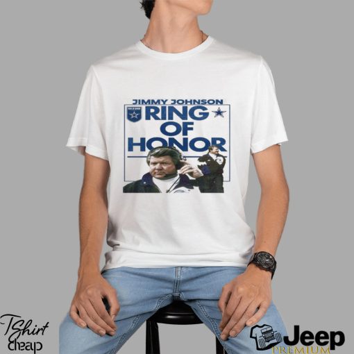 Coach Johnson Will Be Forever Enshrined In The Dallas Cowboys Ring Of Honor Unisex T shirt