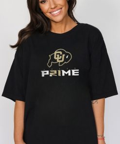 Coach Prime Black Gold T shirt for Colorado Buffs Fans