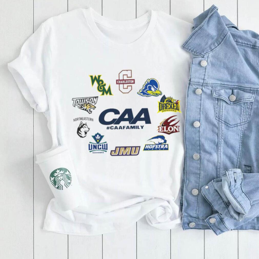 Coastal Athletic Association Team CAA Generic 10 Teams Logo 2023 shirt