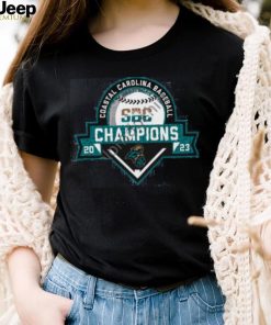 Coastal Carolina Chanticleers 2023 Sun Belt Baseball Regular Season Champions T Shirts