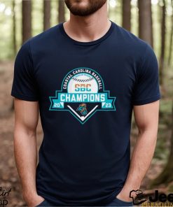 Coastal Carolina Chanticleers 2023 Sun Belt Baseball Regular Season Champions logo shirt