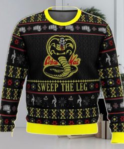 Cobra Kai Ugly Christmas Sweater, Sweep The Leg Karate Kid Christmas Sweater 3D Gift For Men And Women