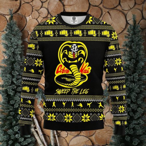 Cobra Kai Ugly Christmas Sweatshirt Cobra Kai Xmas Sweater Ugly Christmas Sweater