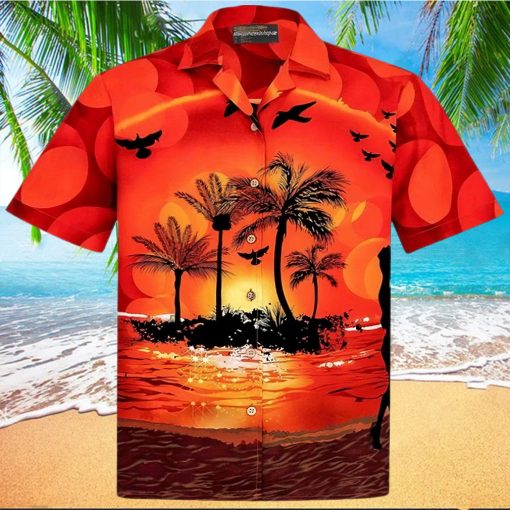 Coconut Tree Hawaiian Shirt For Man And Woman