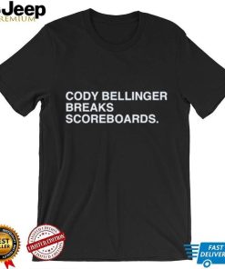 Cody Bellinger Breaks Scoreboards New Shirt