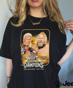 Cody Rhodes vs. Brock Lesnar Night of Champions Matchup T Shirt