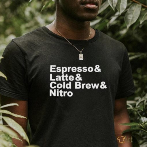 Coffee Doggy Espresso Latte Cold Brew Nitro Shirt