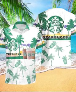 Coffee Tropical Palm Tree Hawaiian Shirt And Shorts For Beach Lovers