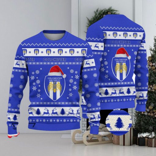 Colchester United Ugly Christmas Sweater Ideal Gift For Fans