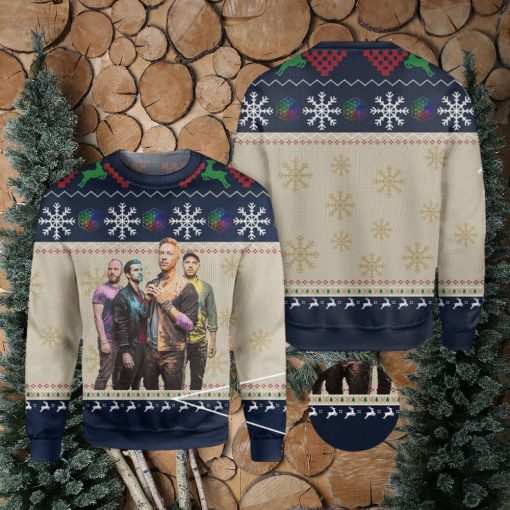 ColdPlay Christmas Knitted Christmas 3D Sweater For Fans