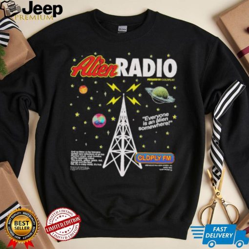 Coldplay Alien Radio Music Of The Spheres World Tour 2023 Shirt