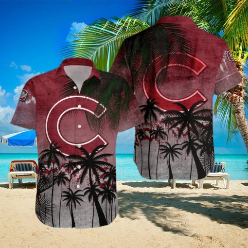 Colgate Raiders 3D Hawaiian Shirt Coconut Tree Tropical Grunge NCAA Summer Beach hawaiian shirt