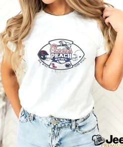 College Football Playoff 2023 Chick Fil A Peach Bowl 2 Team White Shirt