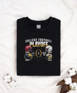 College Football Playoff 2024 4 Team Dueling Helmet Shirt