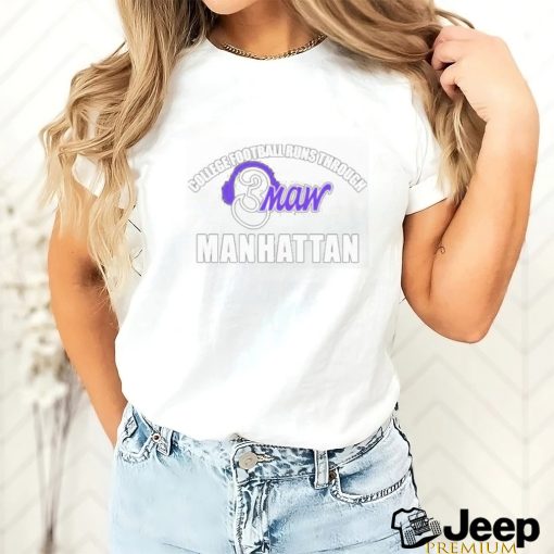 College Football Runs Through Manhattan 3Maw Shirt