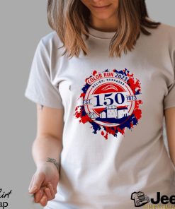 Color Run 2023 Neligh Nebraska 150 years logo shirt