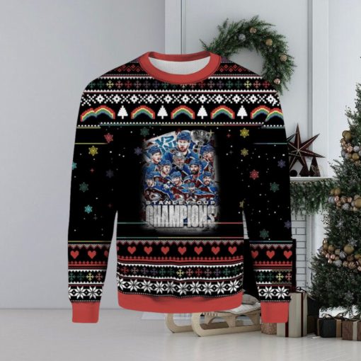 Colorade Avalanche Stanley Cup Ugly Christmas Sweater