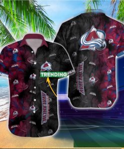 Colorado Avalanche NHL Custom Name Hawaiian Shirt Special Gift For Men And Women Fans hawaiian shirt