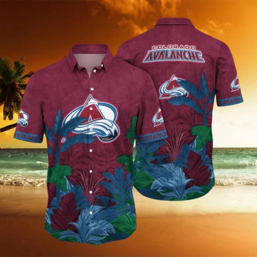 Colorado Avalanche NHL Hawaiian Shirt Golden Hour Aloha Shirt