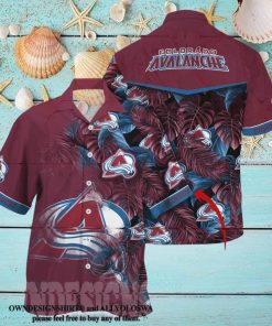 Colorado Avalanche NHL Summer Unisex Full Print Hawaiian Shirt