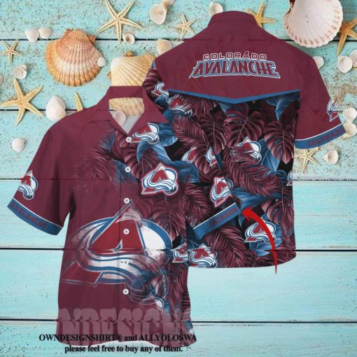 Colorado Avalanche NHL Summer Unisex Full Print Hawaiian Shirt