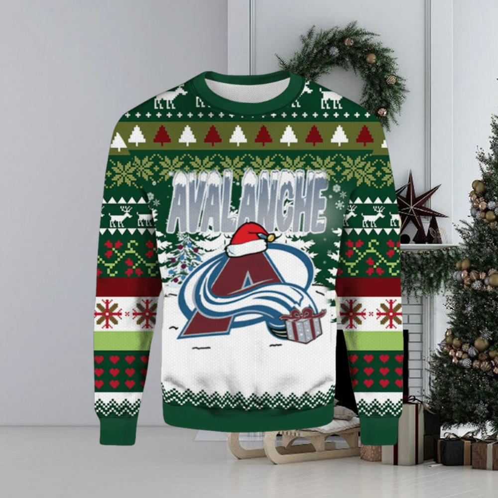 Colorado avalanche ugly christmas sales sweater