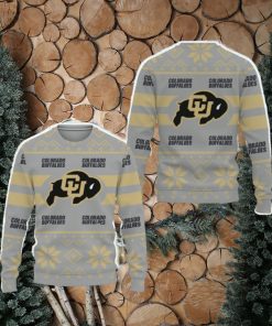 Colorado Buffaloes Custom New Uniforms For Fan Gear Knitted Christmas Sweater All Over Print