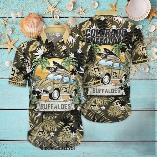 Colorado Buffaloes NCAA Flower 3D All Over Print Hawaiian Shirt