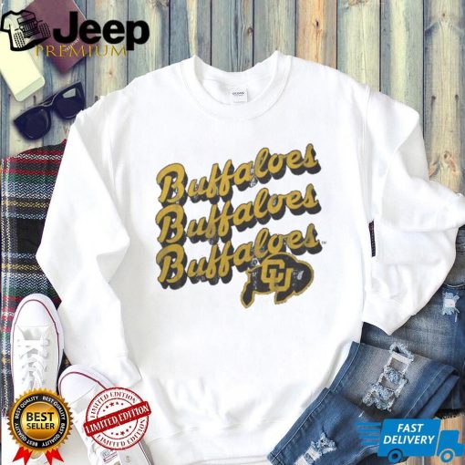 Colorado Buffaloes Original Retro Brand Buffaloes Script Slub T Shirt