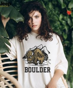 Colorado Buffaloes football Sko Boulder est 1876 graphic design shirt