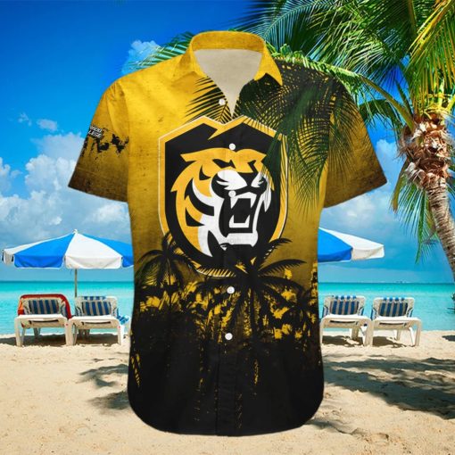 Colorado College Tigers 3D Hawaiian Shirt Coconut Tree Tropical Grunge NCAA Summer Beach For Fans Gift hawaiian shirt