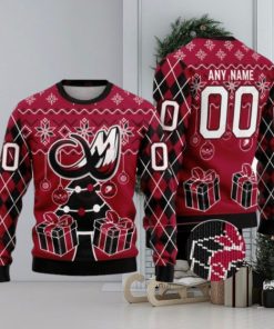 Colorado Mammoth Special Design Merry Matchup Light Up Ugly Christmas Sweater