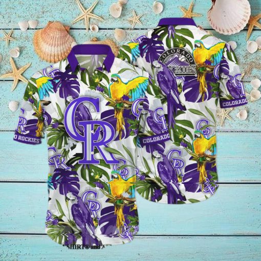 Colorado Rockies MLB Floral Full Print Unisex Hawaiian Shirt