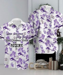 Colorado Rockies MLB Hawaiian Shirt Ball And Coconut Pattern