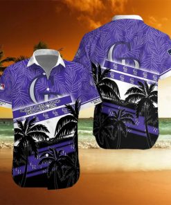 Colorado Rockies MLB Logo Hawaiian Shirt And Short Set Men Women hwaiian shirt