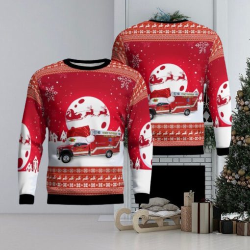 Colorado West Douglas County Fire Rescue Ems Aop Ugly Sweater 3D Gift For Men And Women